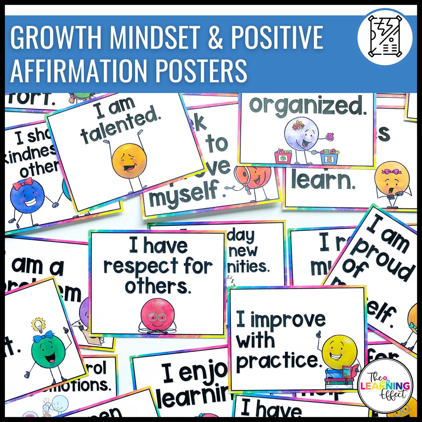 Positive Classroom BUNDLE | Affirmations, Posters, Student Awards, Notes, Rules