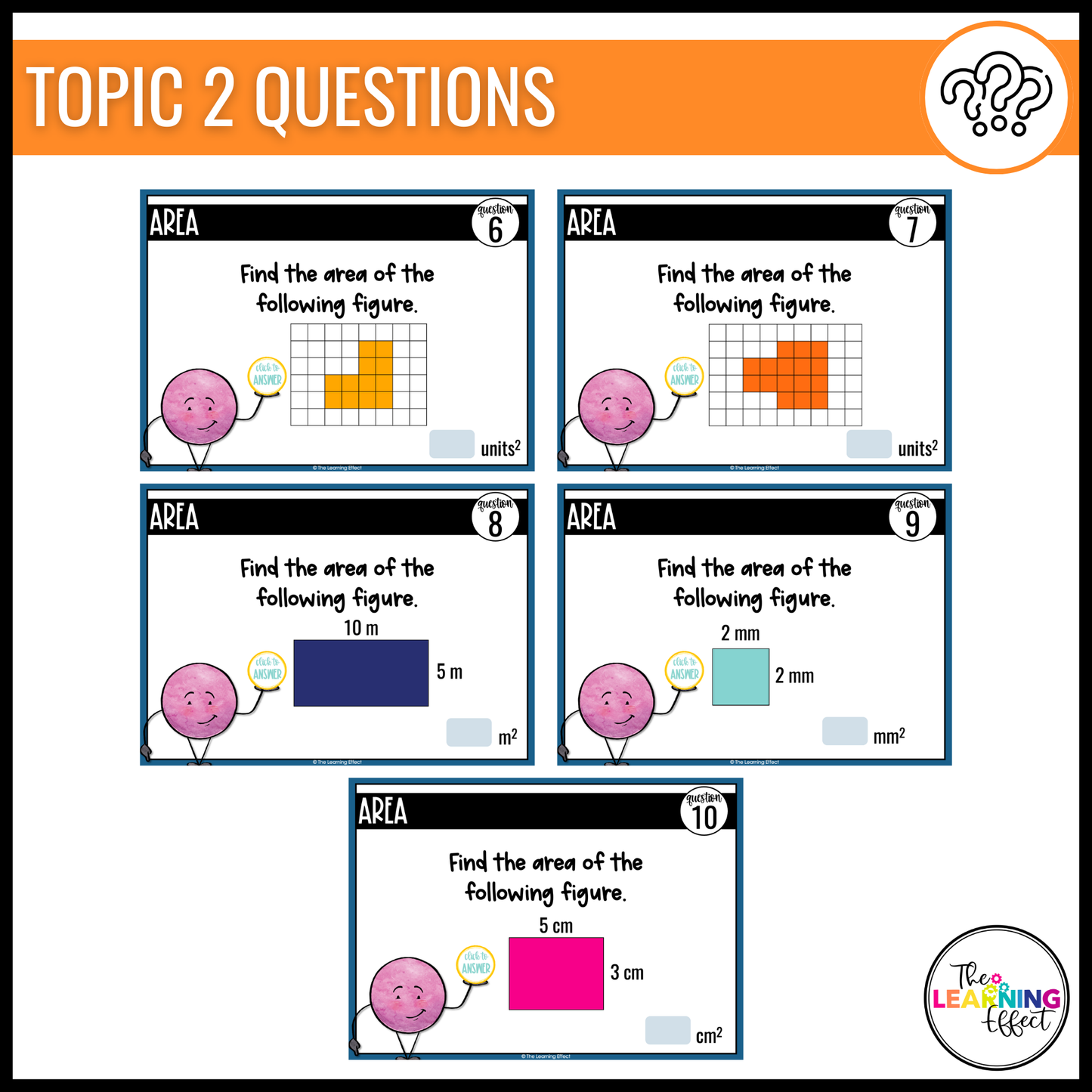 3rd Grade Math Spiral Review #3 Google Slides | Digital Task Cards Test Prep Activity