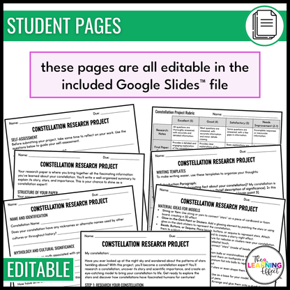 Stars and Constellation Research and Creative Project | Science Activity