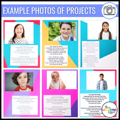 Student Snapshot Poem | All About Me Activity | End of the Year or Back to School