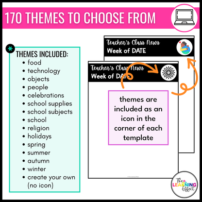 Classroom Newsletter Templates Editable | Weekly or Monthly Parent Communication