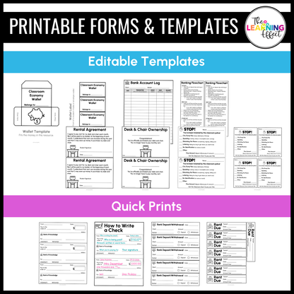 Classroom Economy System | Class Cash, Money, Jobs, Store Guide | Editable