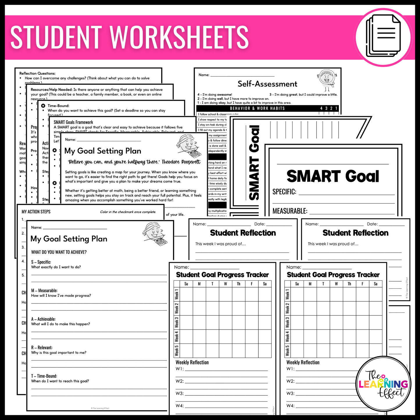 Student Goal Setting | Back to School | First Week of School Activity