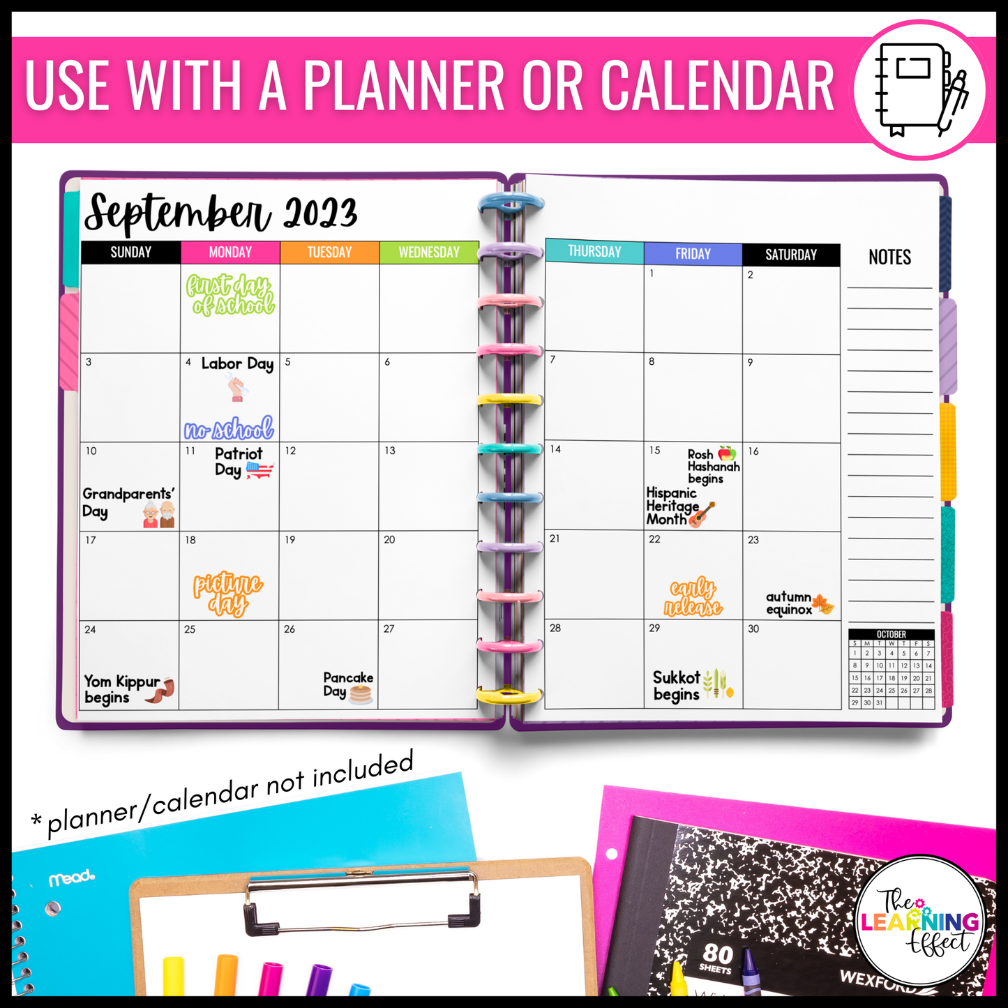 Digital Planner Stickers for Teachers