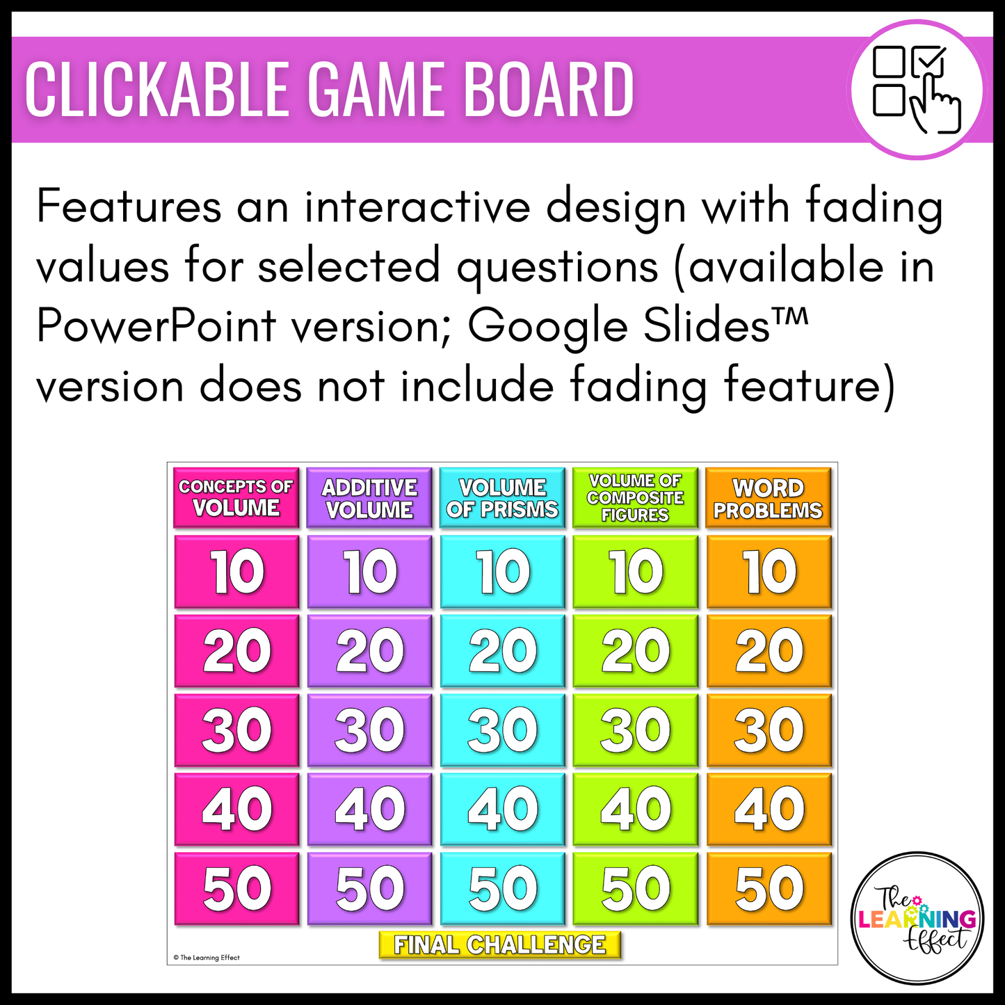 Volume Game Show | 5th Grade Math Review Test Prep Activity