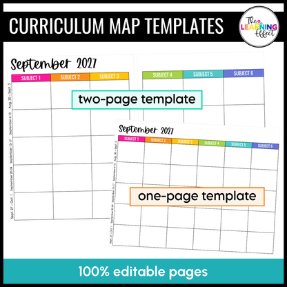 Editable 2026-2027 Teacher Planner | Printable Digital Lesson Plan Binder Templates