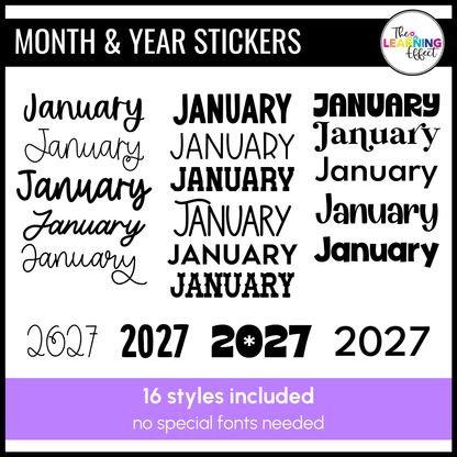 Editable 2026-2027 Teacher Planner | Printable Digital Lesson Plan Binder Templates
