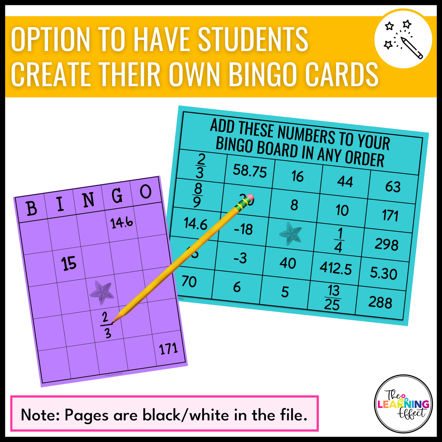 6th Grade Math Spiral Review Bingo Game | End of Year Test Prep Activity