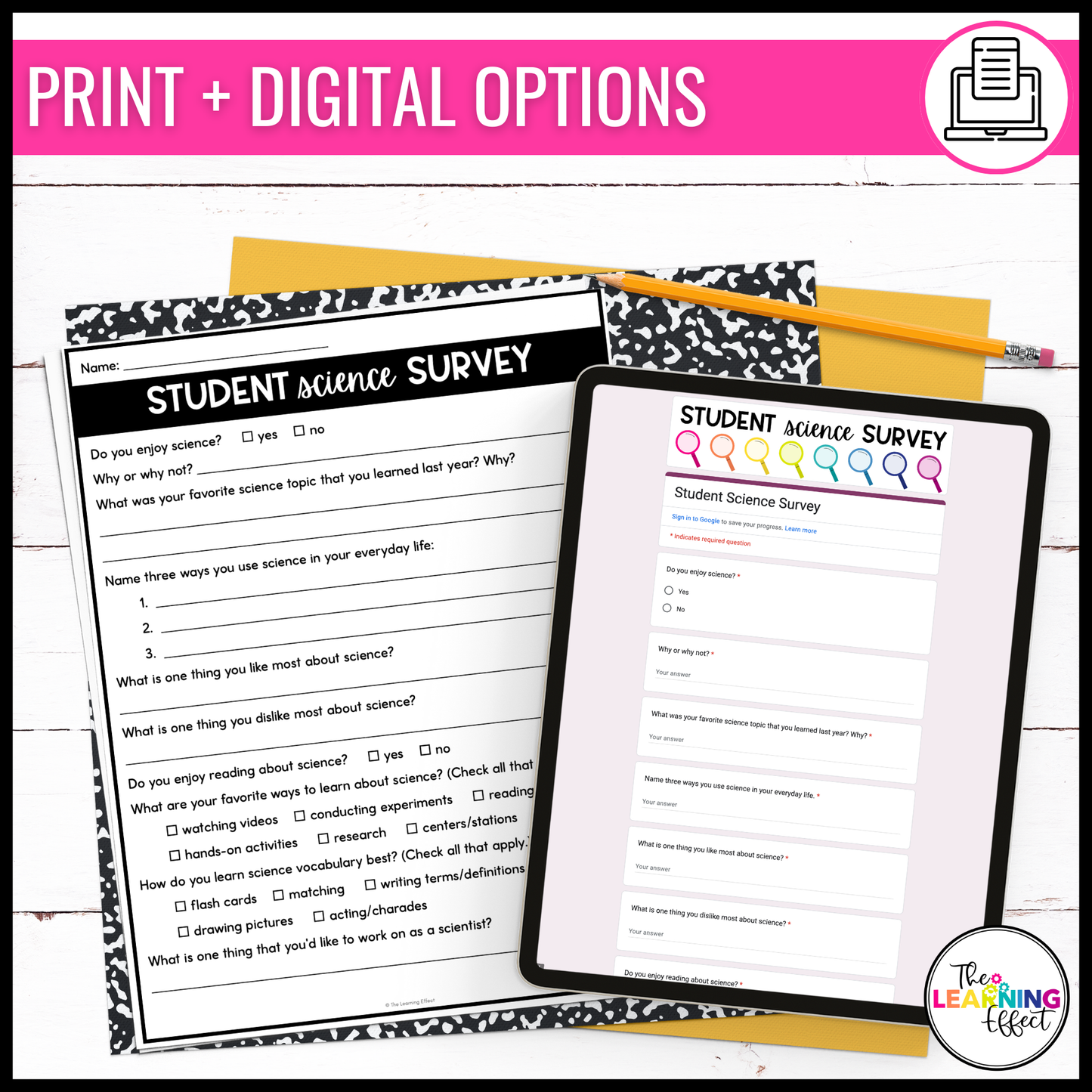 Student Interest Surveys and Questionnaires | All About Me Activity for Back to School