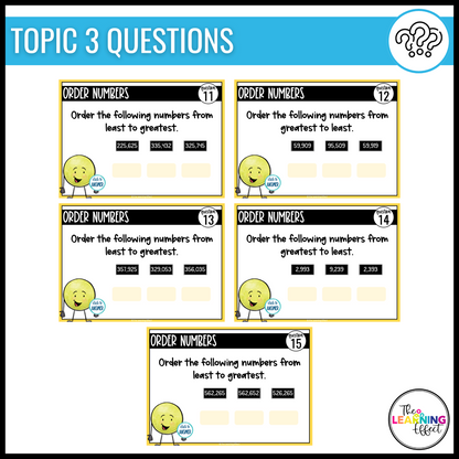 Place Value Google Slides | 4th Grade Math Digital Task Cards Review Activity