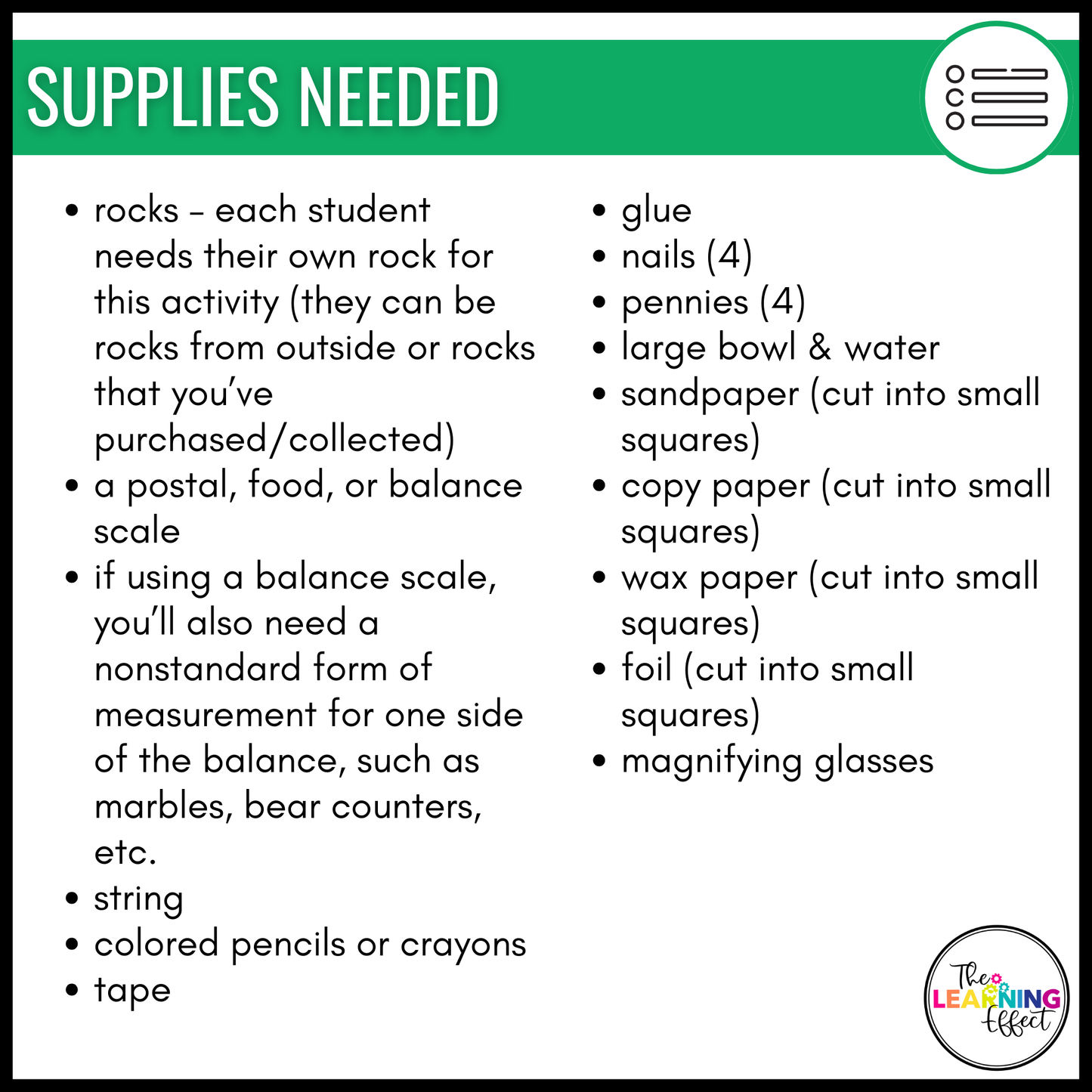 Rocks and Minerals Activities Hands-On Science Investigation Lab