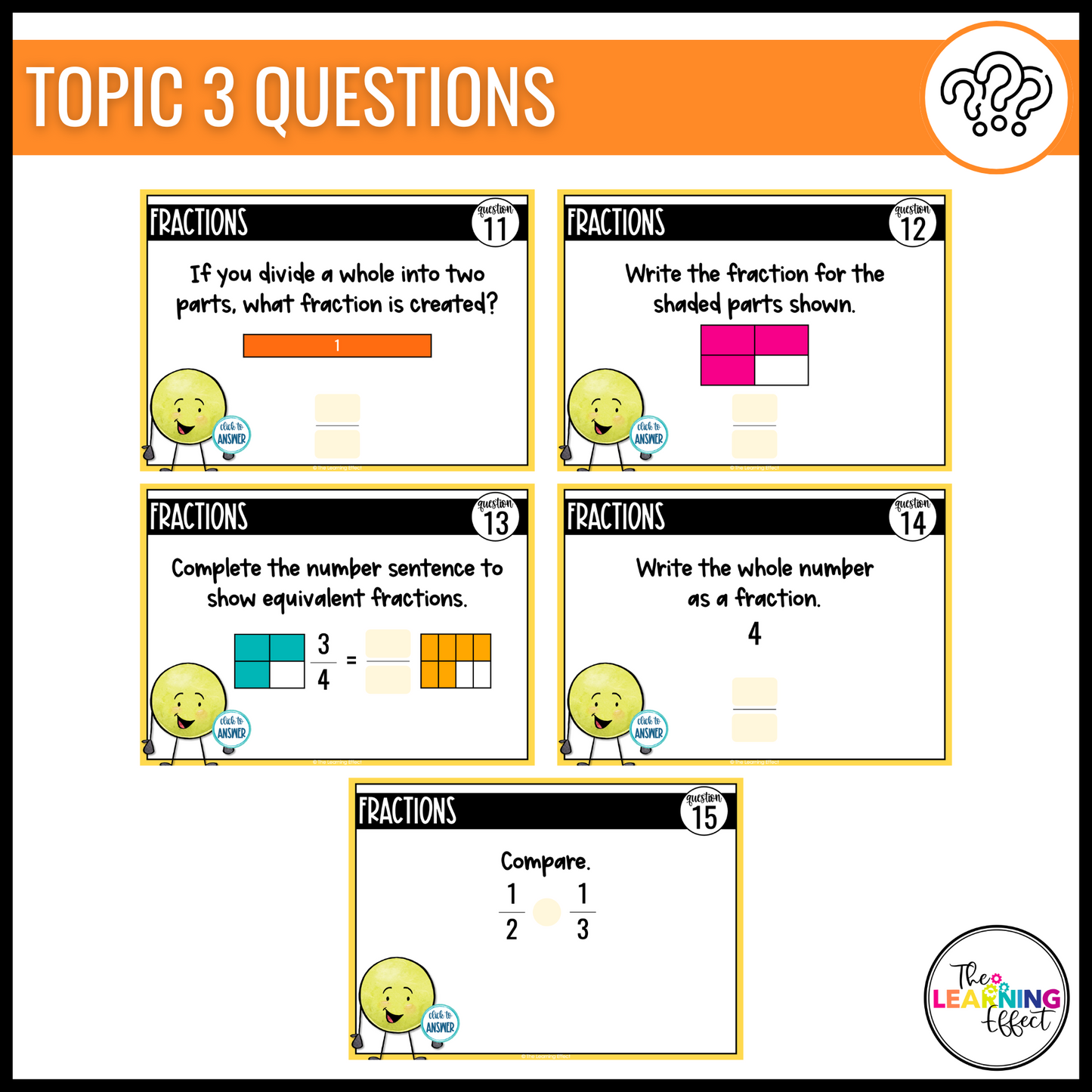 3rd Grade Math Spiral Review #1 Google Slides | Digital Task Cards Test Prep Activity