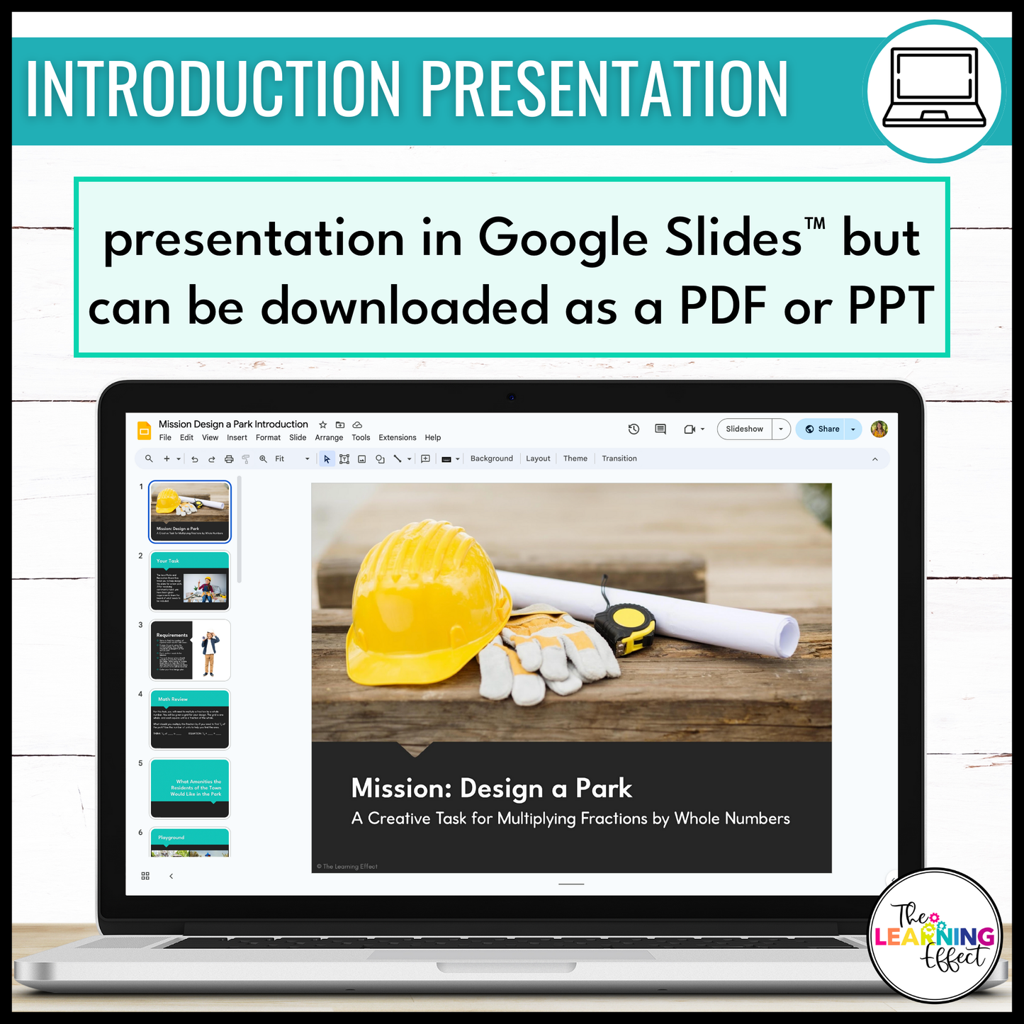 Multiplying Fractions by a Whole Number Activity Math Project Based Learning PBL