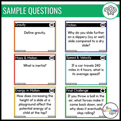 Science Game Show Test Prep BUNDLE | Upper Elementary Review Activities