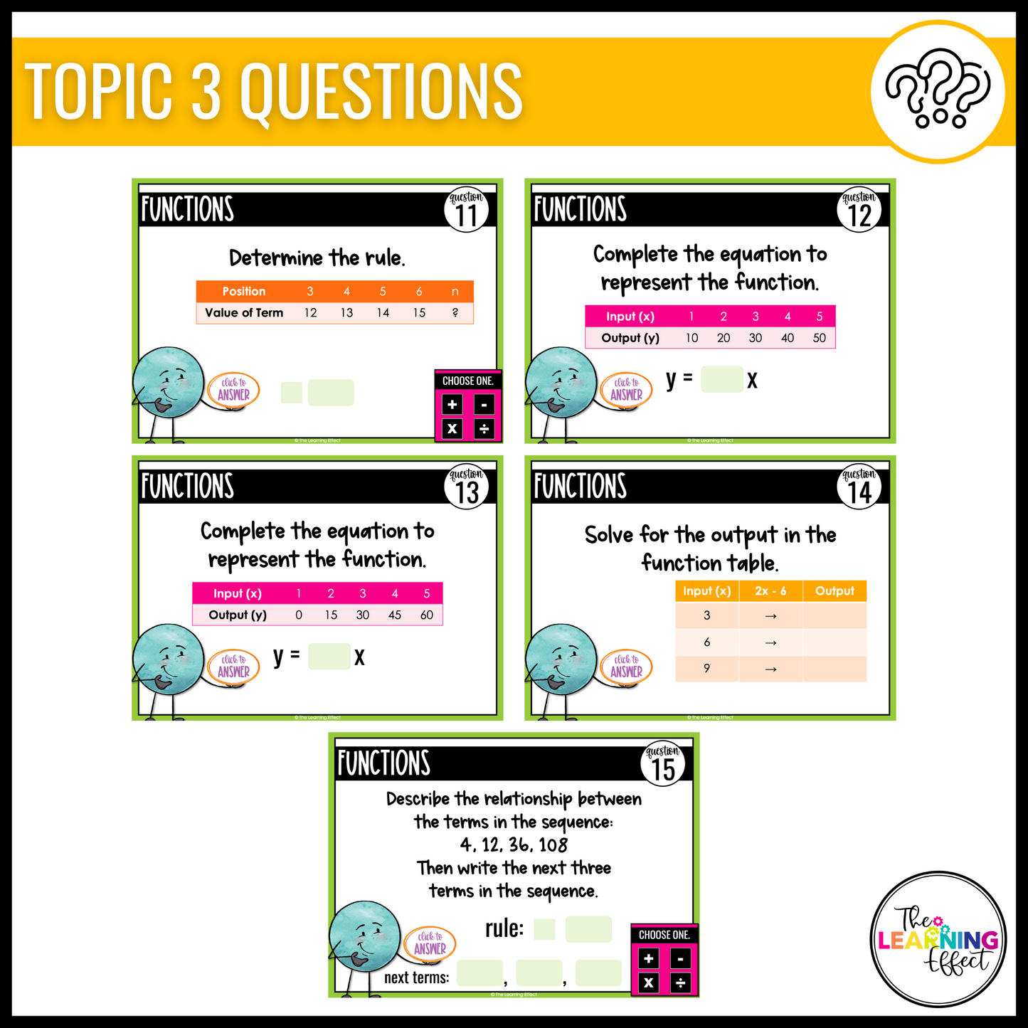 6th Grade Math Spiral Review #2 Google Slides | Digital Task Cards Test Prep Activity
