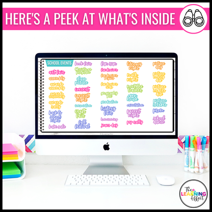 Digital Planner Stickers for Teachers