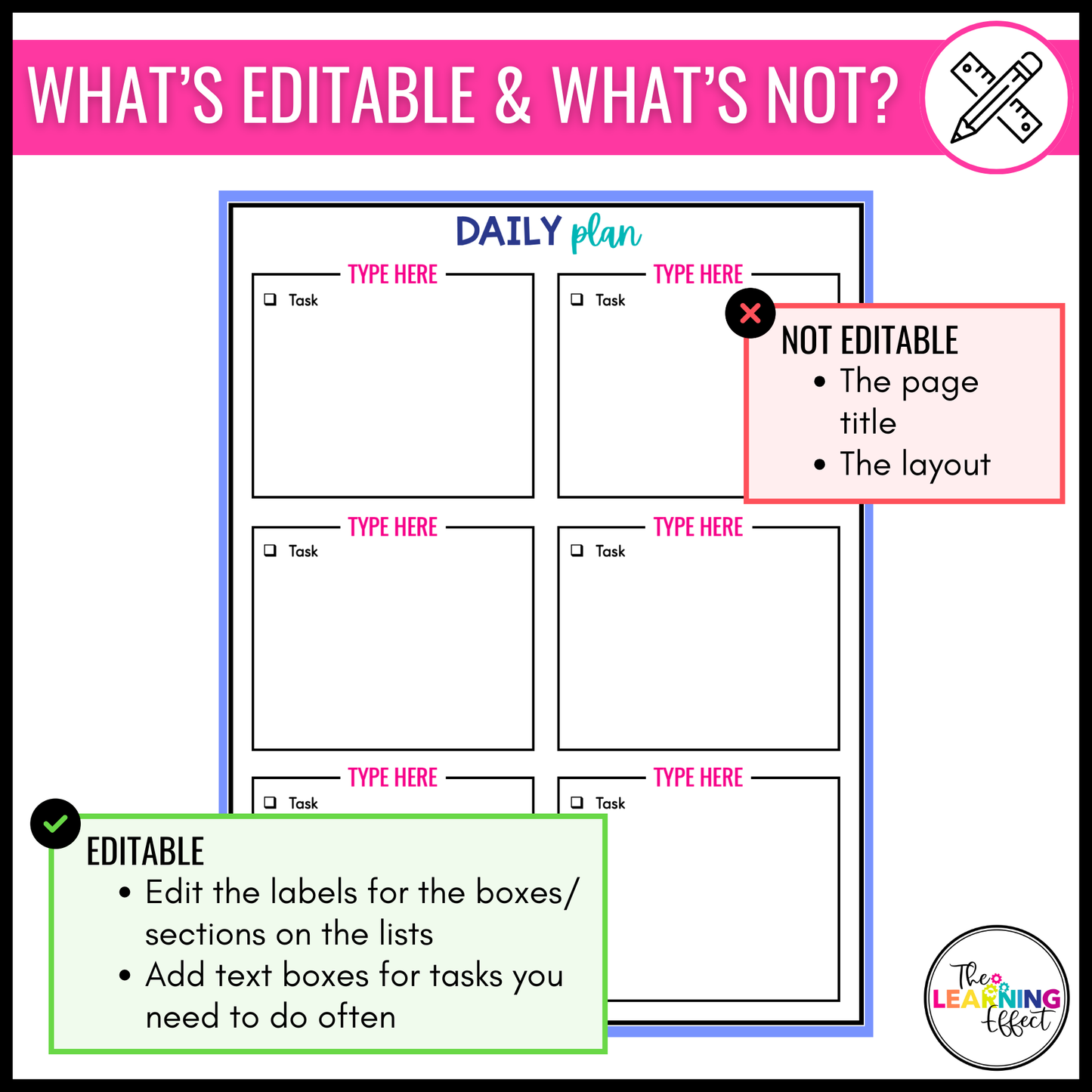 Teacher To-Do Lists, Notes, and Checklists | Editable Templates for Organization