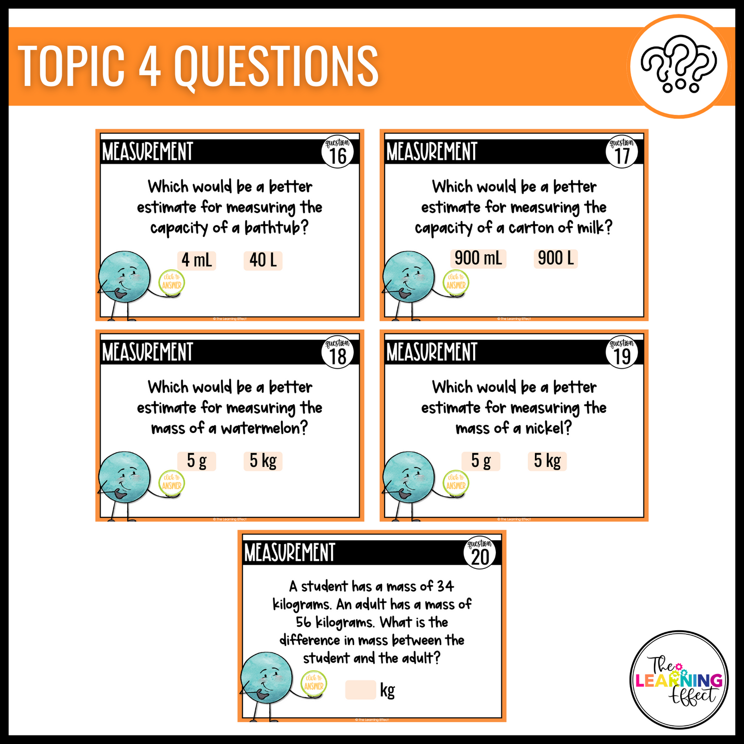 3rd Grade Math Spiral Review #1 Google Slides | Digital Task Cards Test Prep Activity