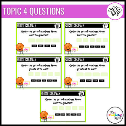 Decimal Place Value Google Slides | 5th Grade Digital Task Cards Math Activity