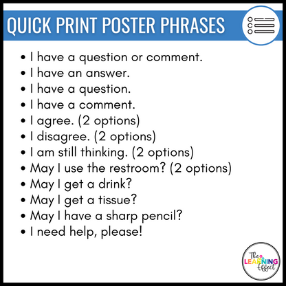 Hand Signals Editable Posters | Classroom and Behavior Management Signs