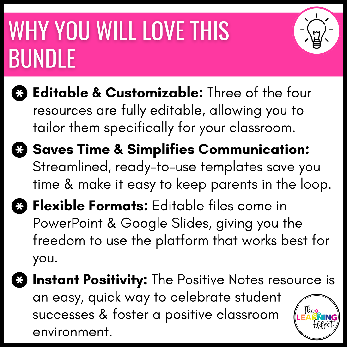 Parent & Home Communication BUNDLE | Newsletter, Handbook, Positive Notes, Calendar