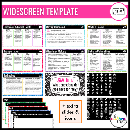 Meet the Teacher, Open House, or Back to School Night Slideshow | Google Slides and PPT