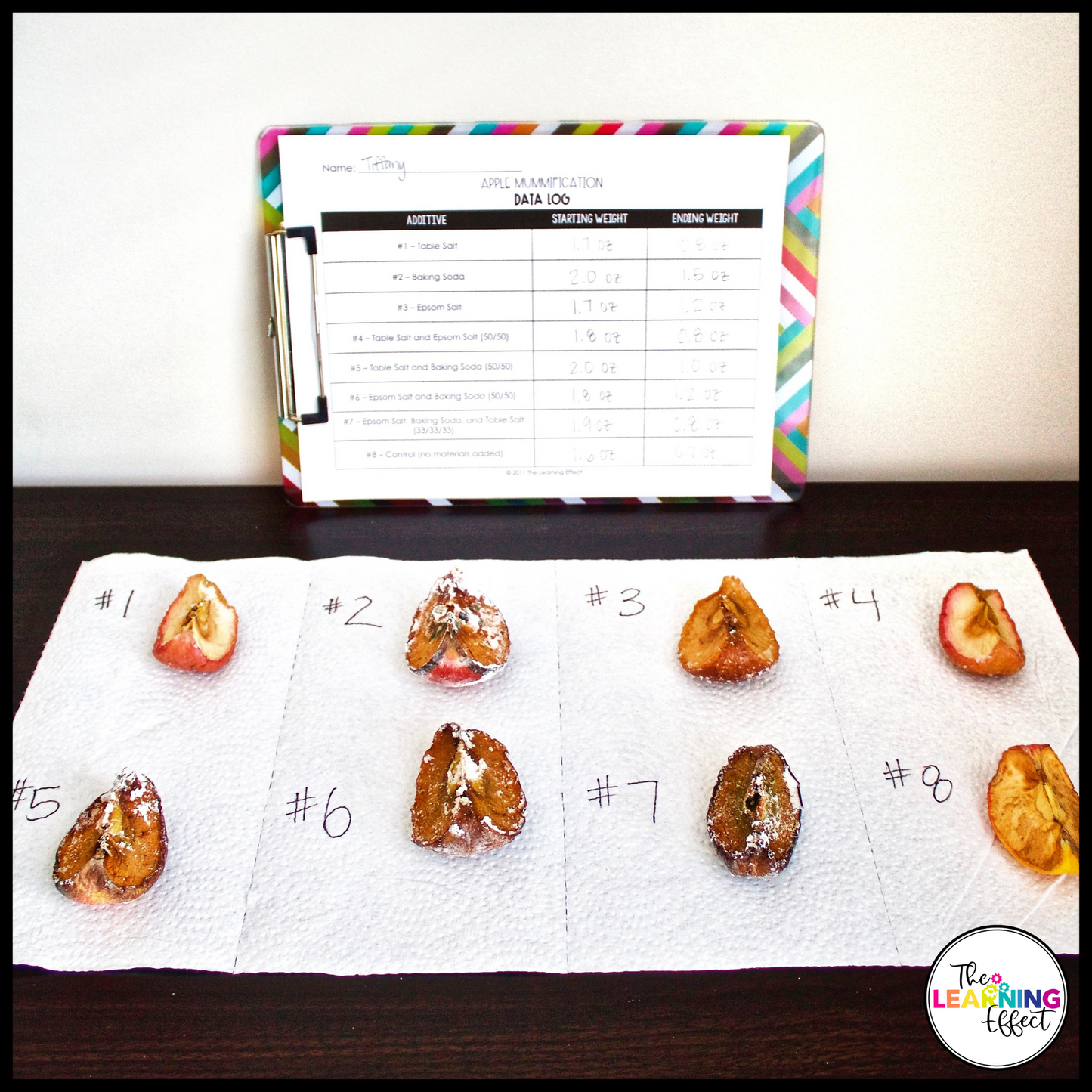 Apple Mummification Science Experiment and Scientific Method Posters