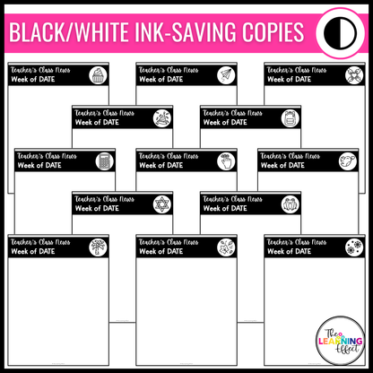 Classroom Newsletter Templates Editable | Weekly or Monthly Parent Communication