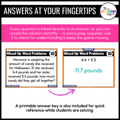 5th Grade Math Decimals Game Shows BUNDLE | Test Prep Review Activities