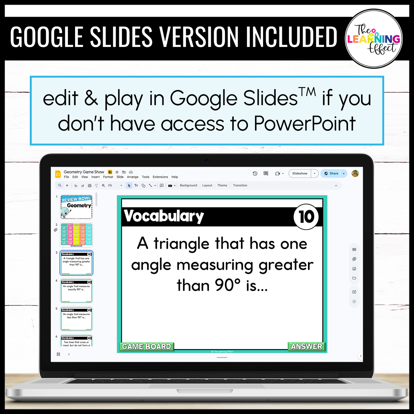4th Grade Math Geometry and Measurement Game Shows BUNDLE | Test Prep Review Activities