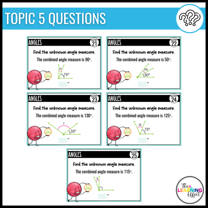 Geometry Google Slides | 4th Grade Math Digital Task Cards Activity