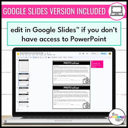 Student Release Forms | Field Trip Permission Slips | Back to School | Editable