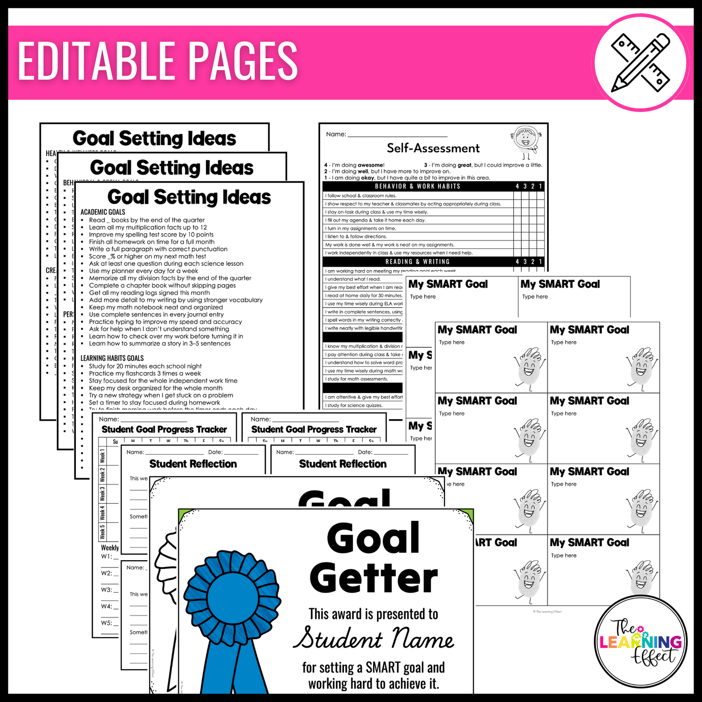 Student Goal Setting | Back to School | First Week of School Activity