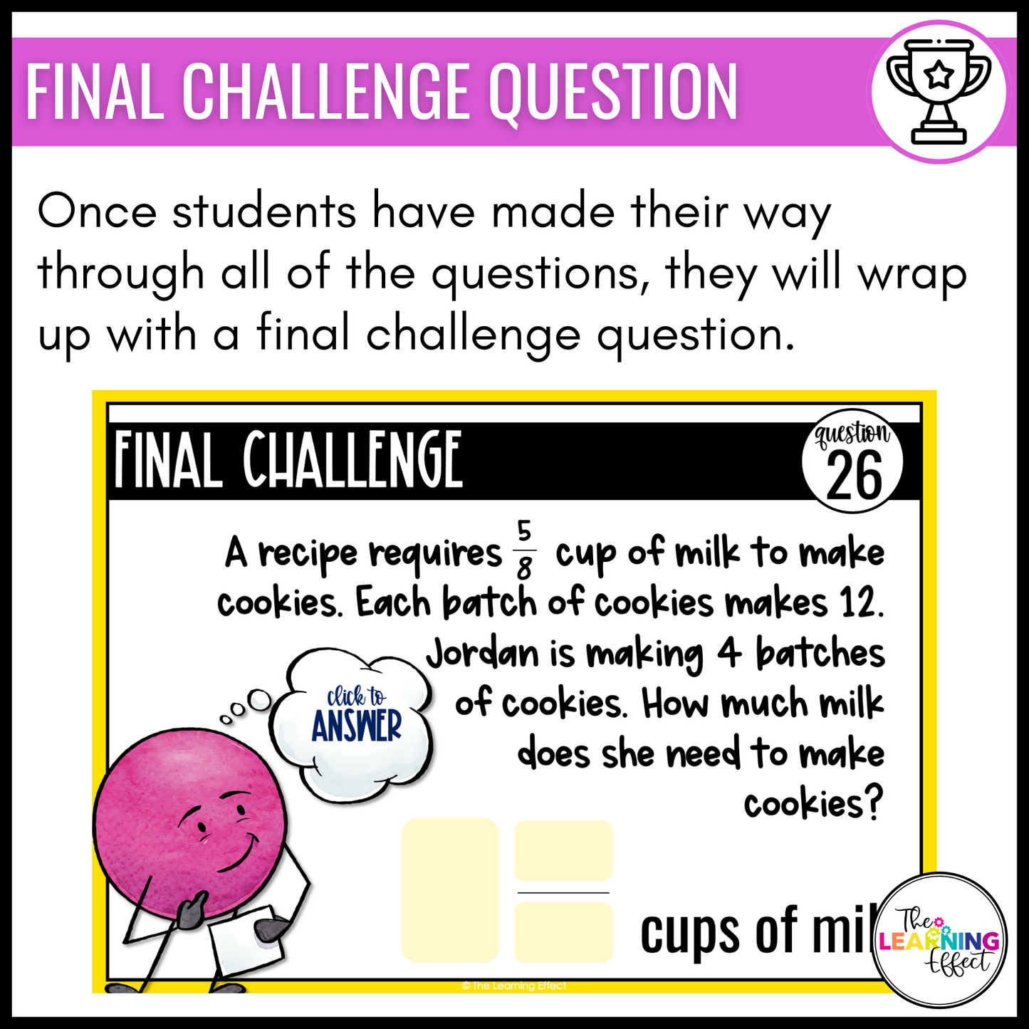 5th Grade Math Fractions Google Slides BUNDLE | Digital Task Card Activities