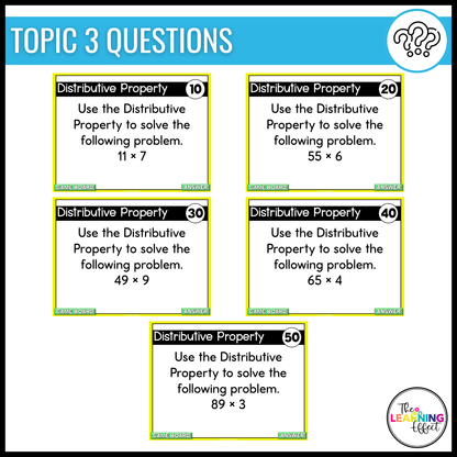 Multiply with One-Digit Numbers Game Show | 4th Grade Multiplication Activity