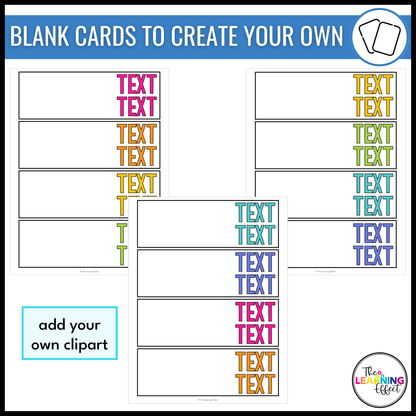 Visual Schedule Cards | Editable Daily Classroom Labels