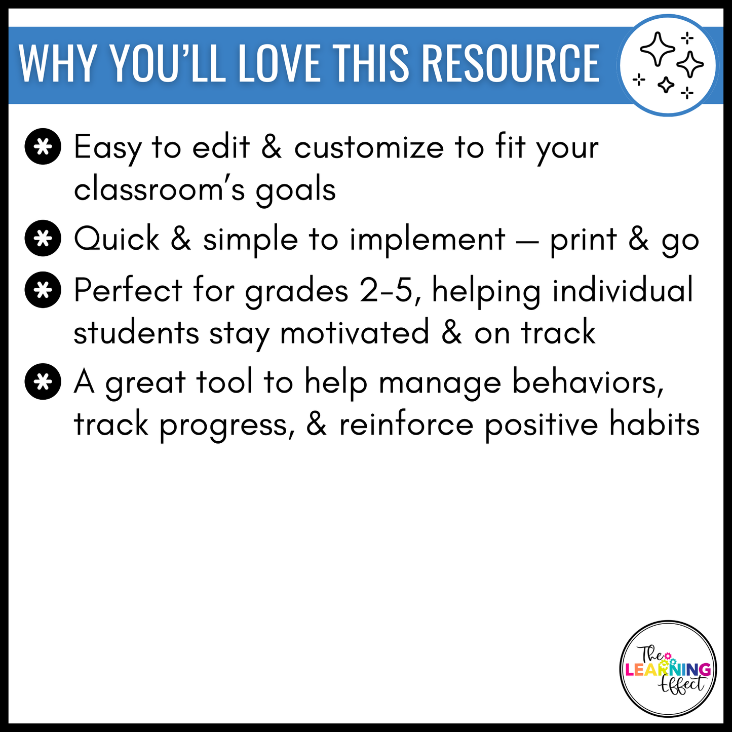 Behavior Punch Cards | Editable Student Reward for Classroom Management