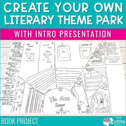 Design a Theme or Amusement Park Based on a Book | Creative Book Report Project