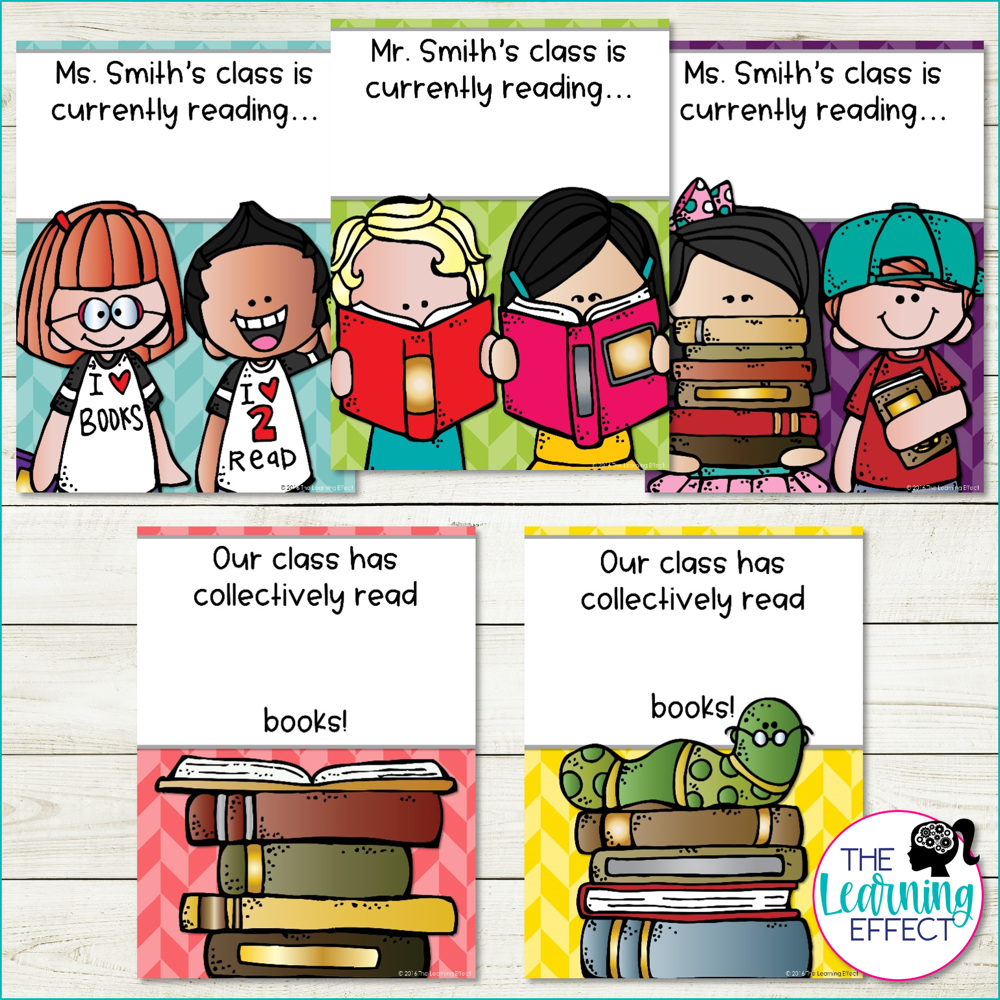 Currently Reading Signs | Editable Posters | Classroom or Door Display