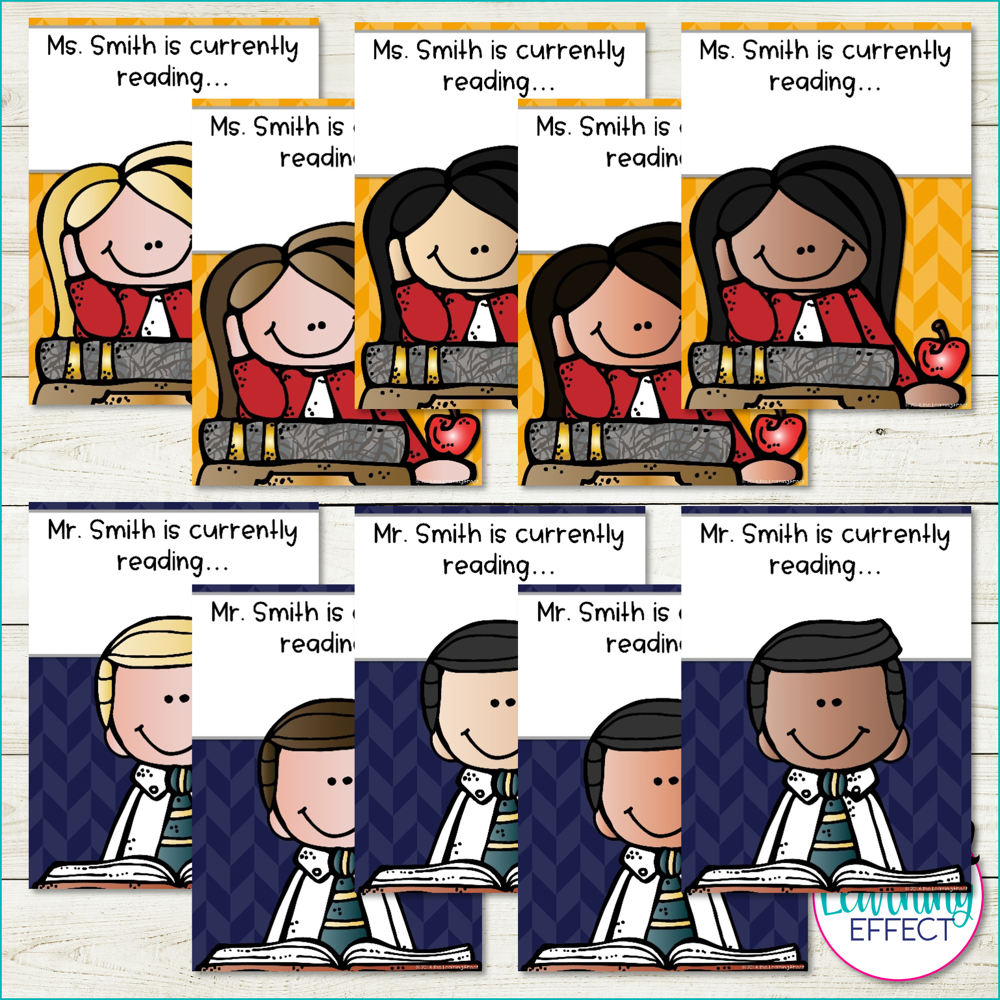 Currently Reading Signs | Editable Posters | Classroom or Door Display